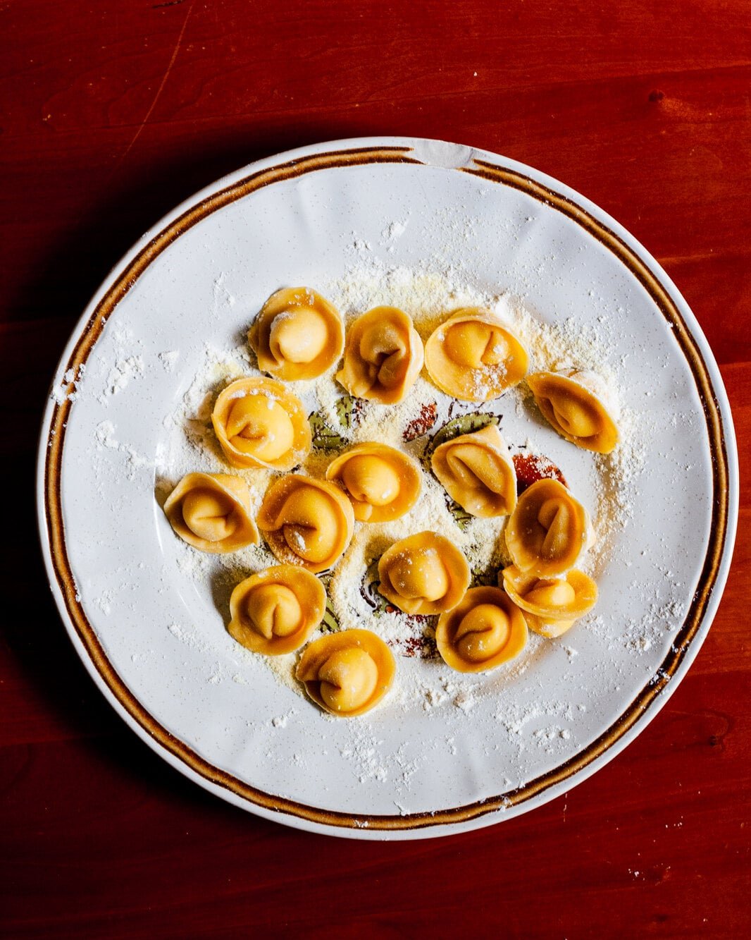 Homemade cappelletti