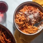 Homemade Spaghetti and Tomato Sauce