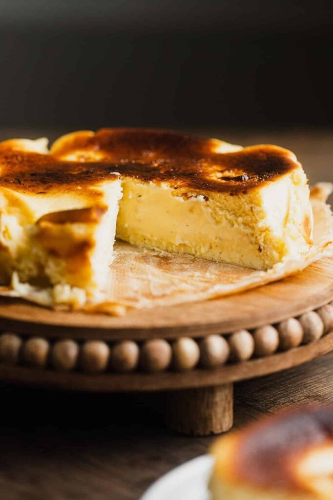 Mini burnt basque cheesecake